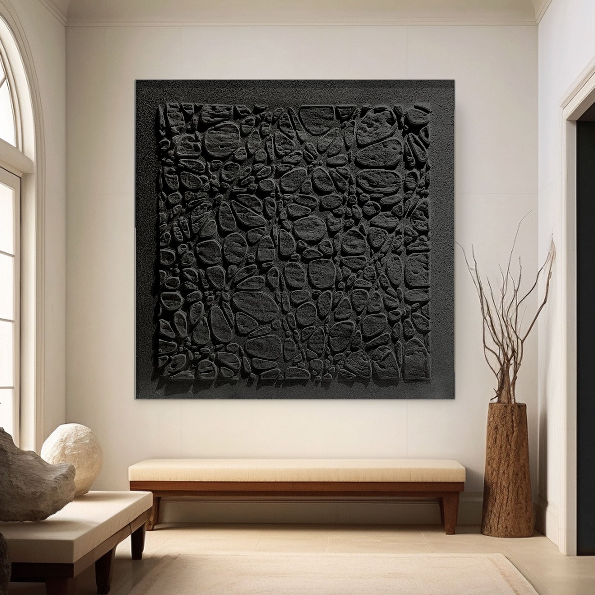 Plaster Art Texture Painting HTX073