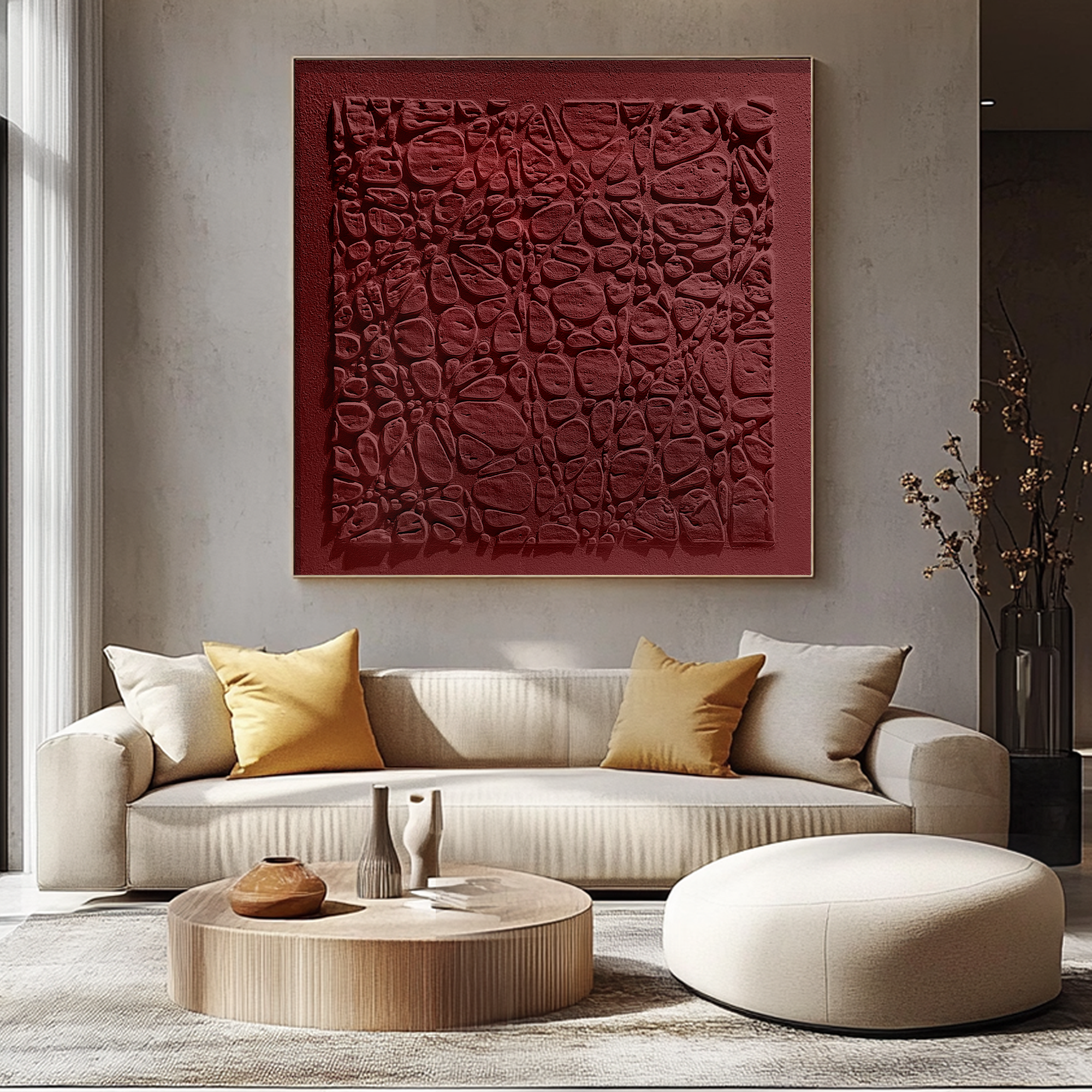 Plaster Art Texture Painting HTX075