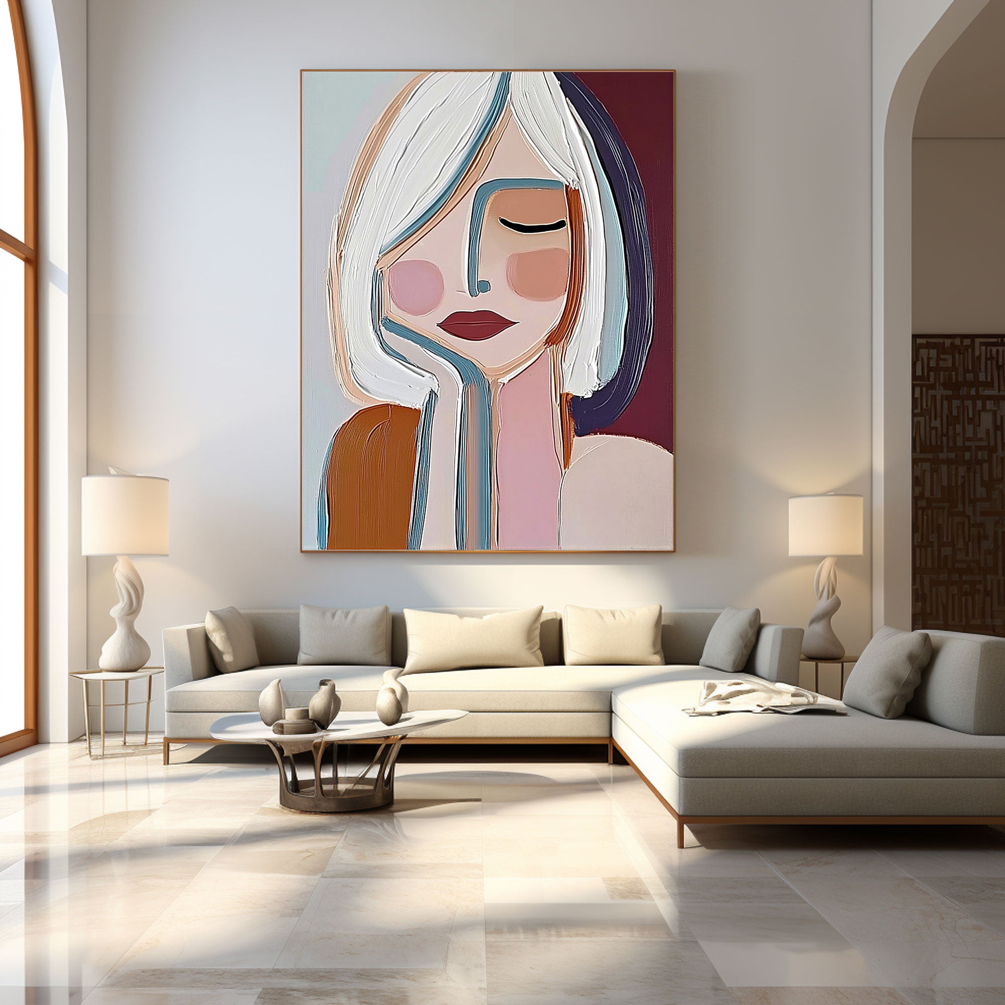 Plaster Art Textured Painting TX108