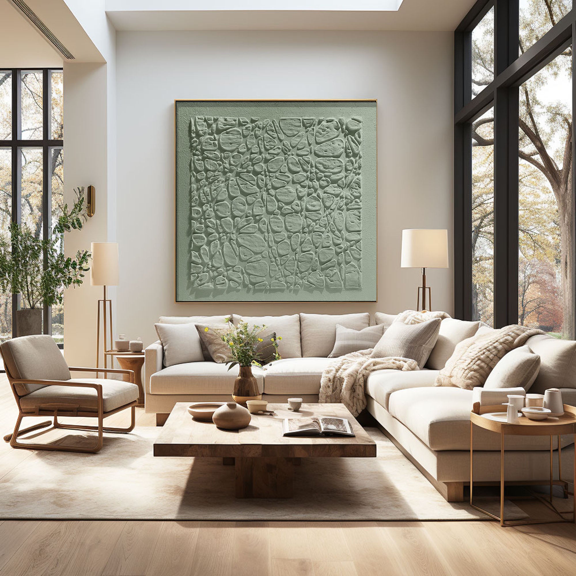 Plaster Art Texture Painting HTX076