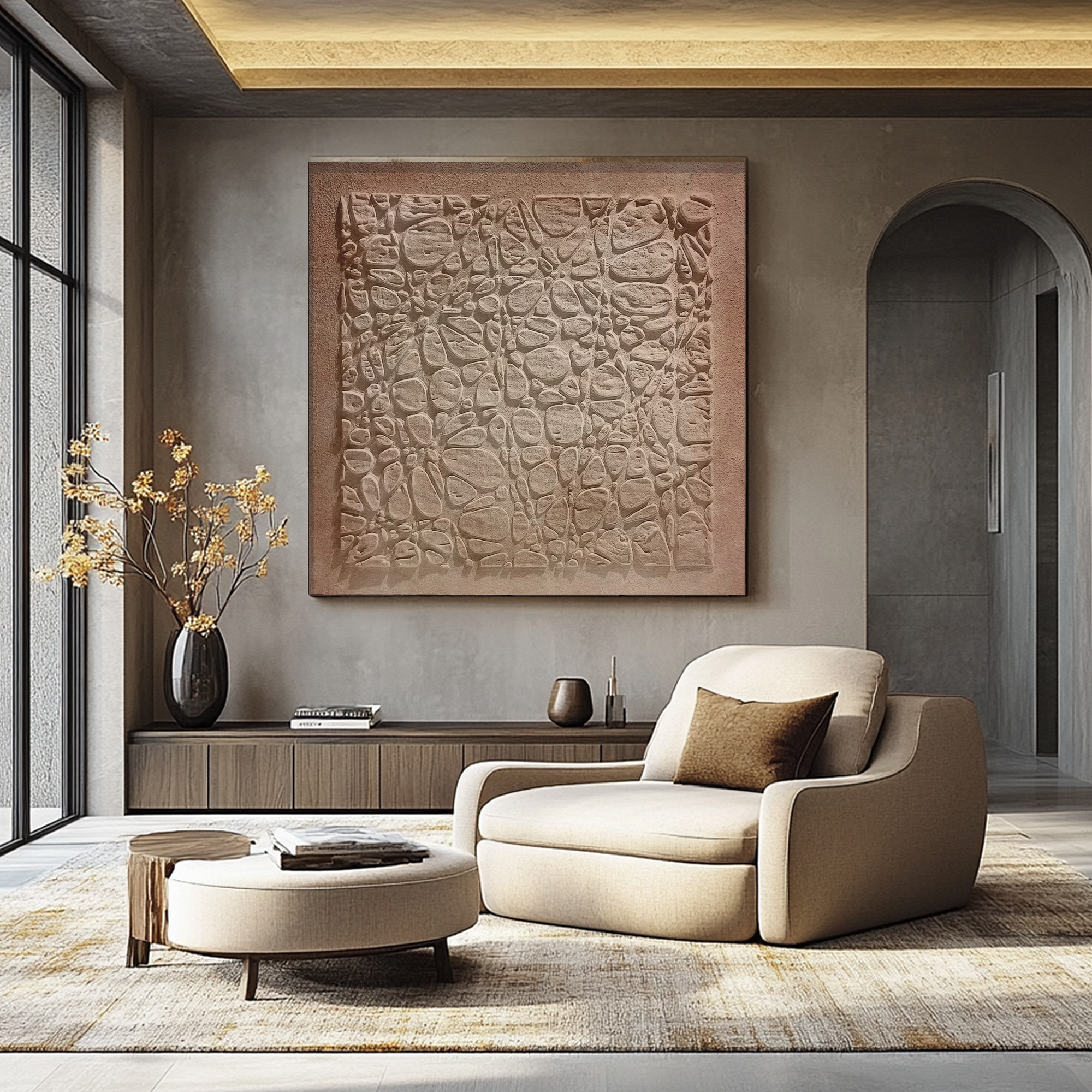 Plaster Art Texture Painting HTX089