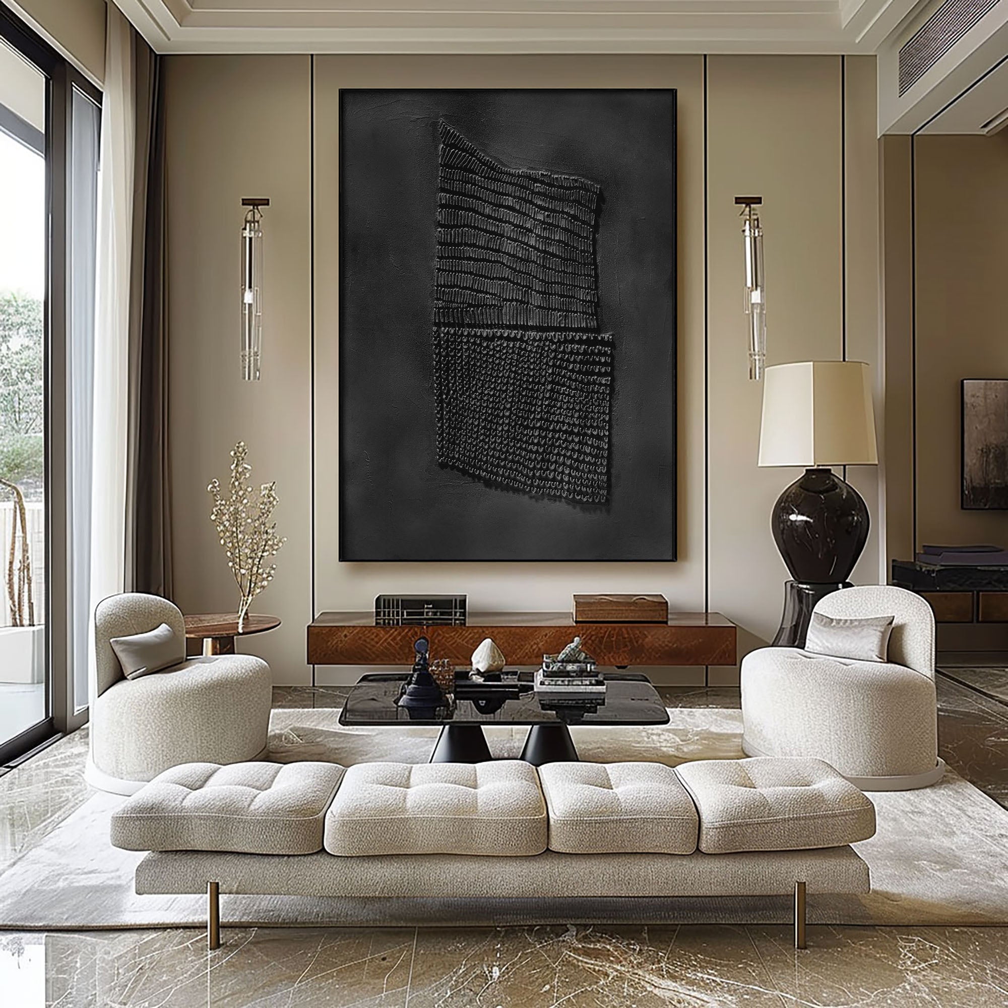 Contemporary Minimalist Art HML112