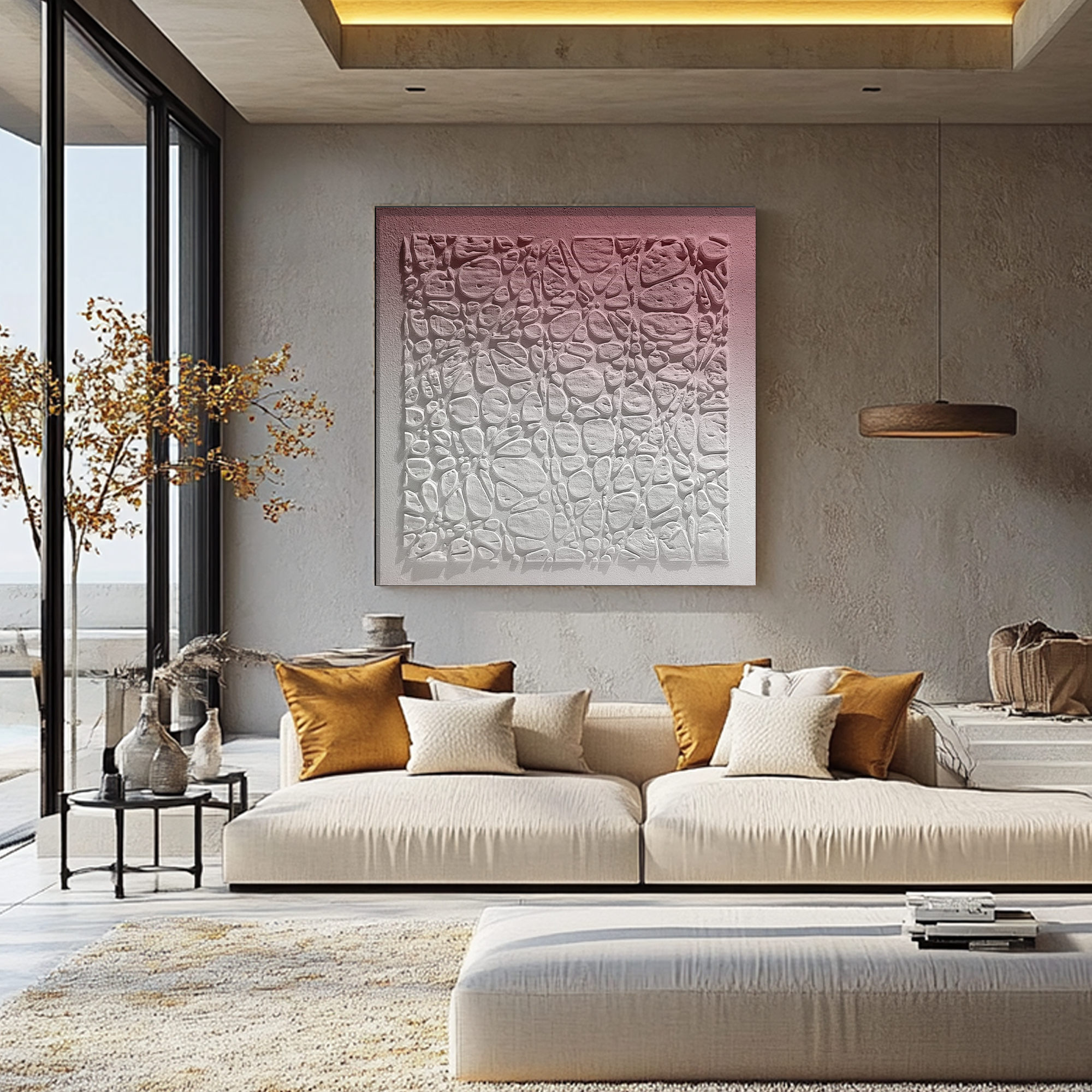 Plaster Art Texture Painting HTX091