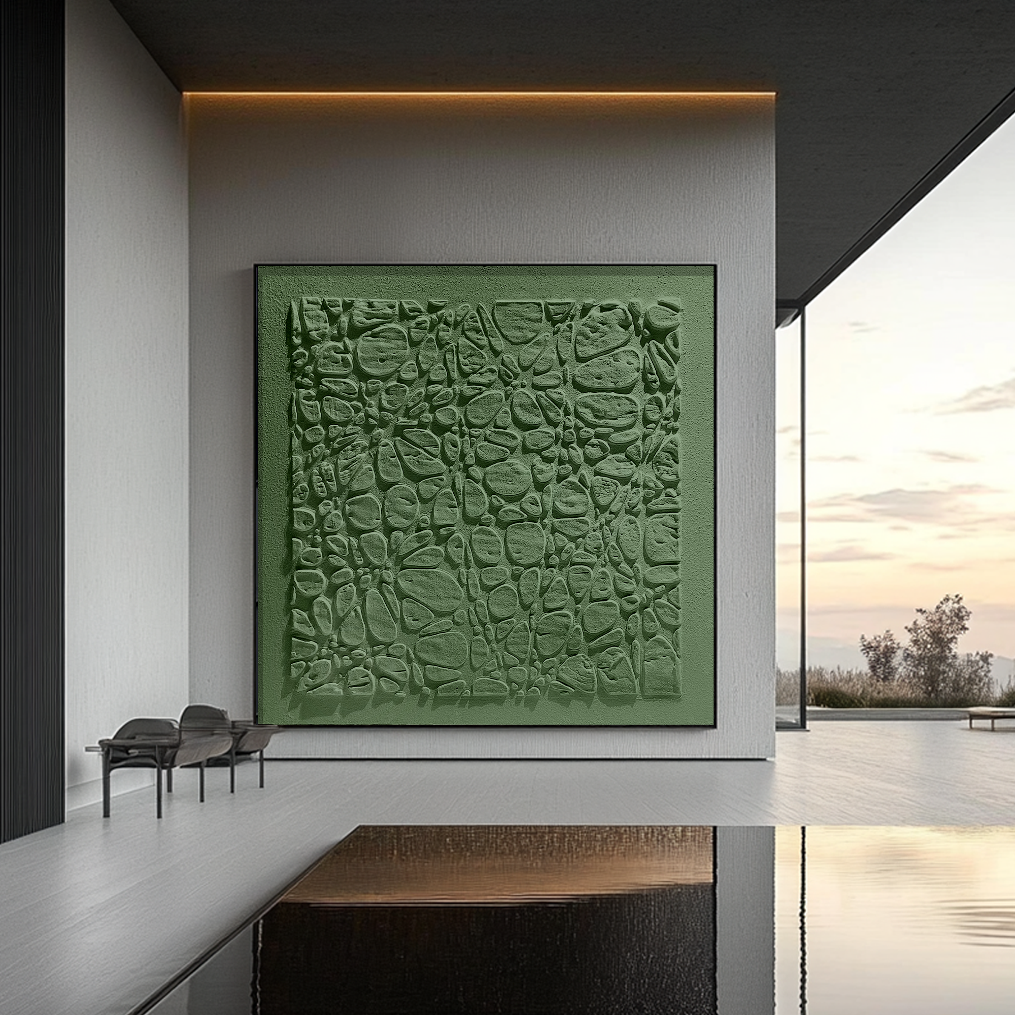 Plaster Art Texture Painting HTX090