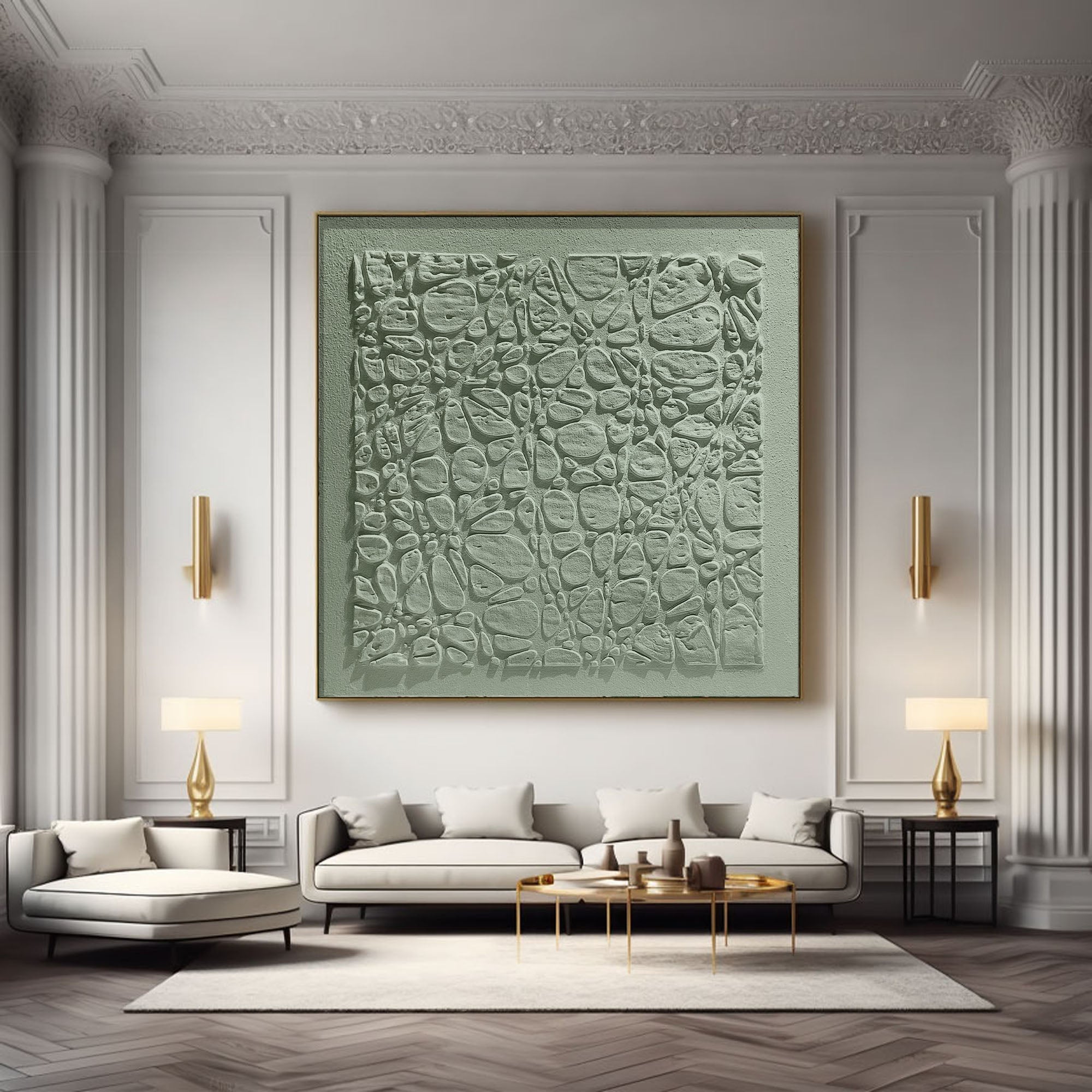 Plaster Art Texture Painting HTX076