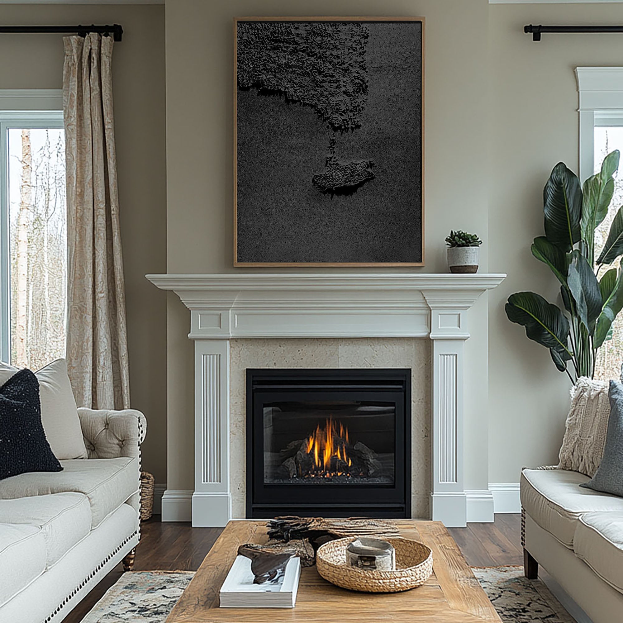 3D Textured Painting HTX066