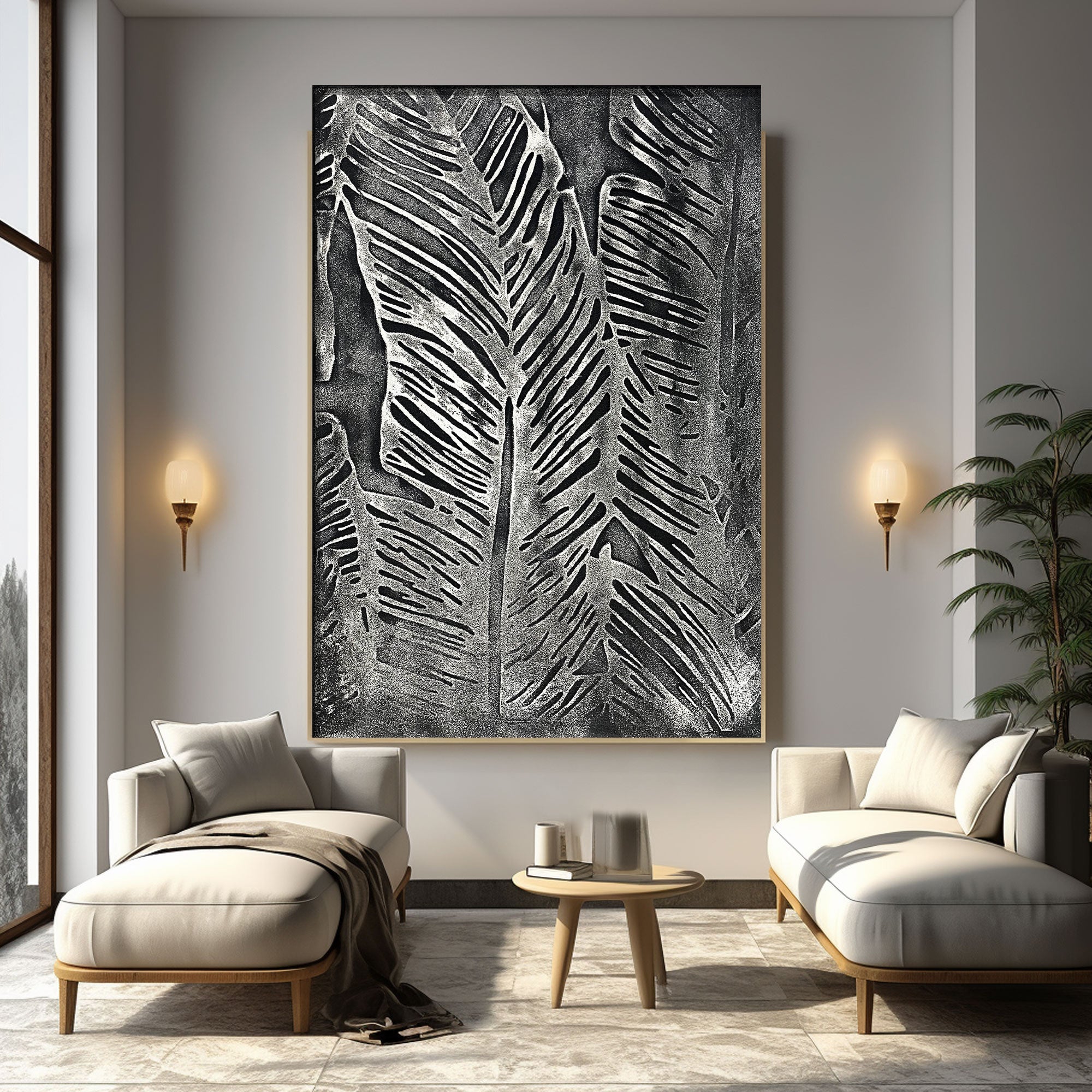 Contemporary Minimalist Art HML116