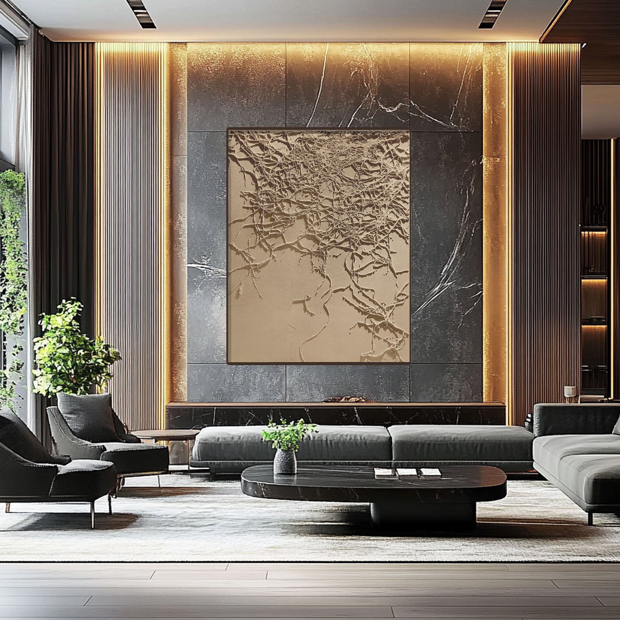 Contemporary Minimalist Art HML110