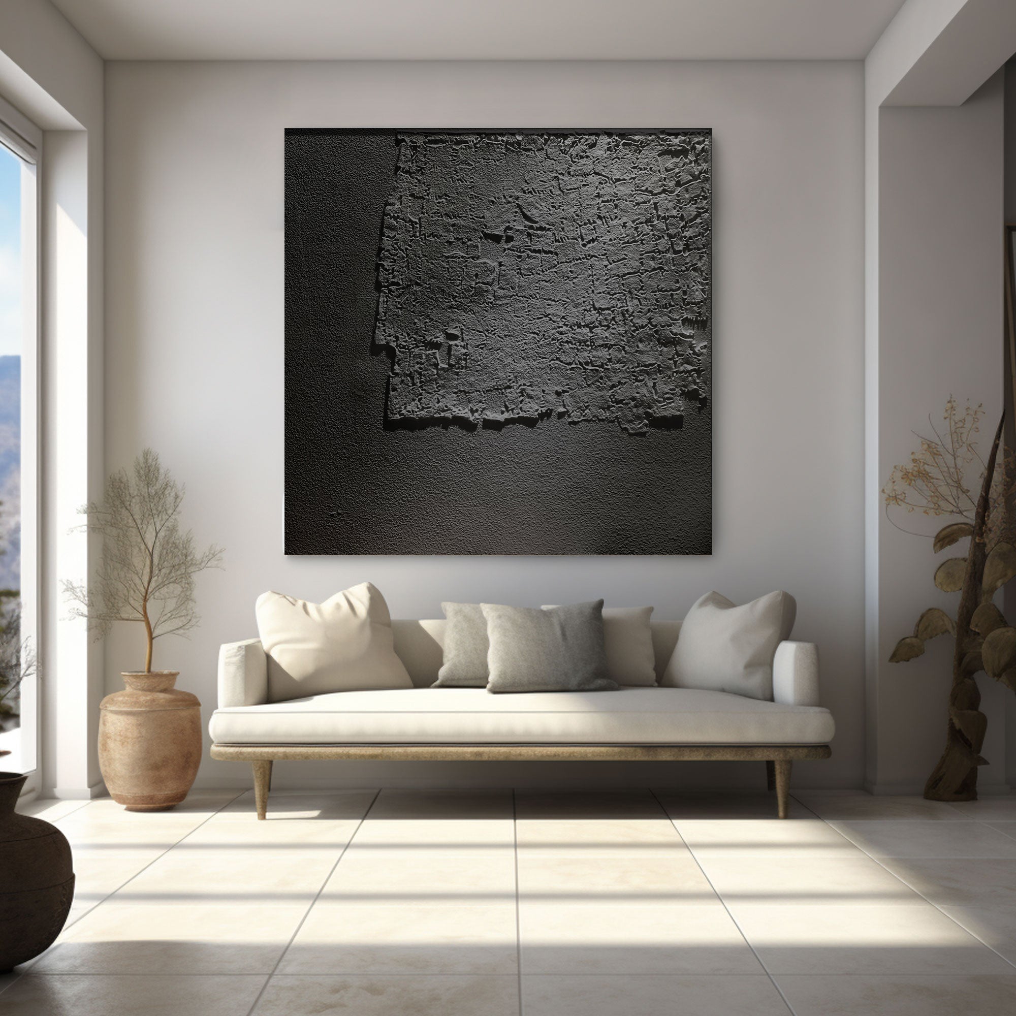 Plaster Art Texture Painting HTX078