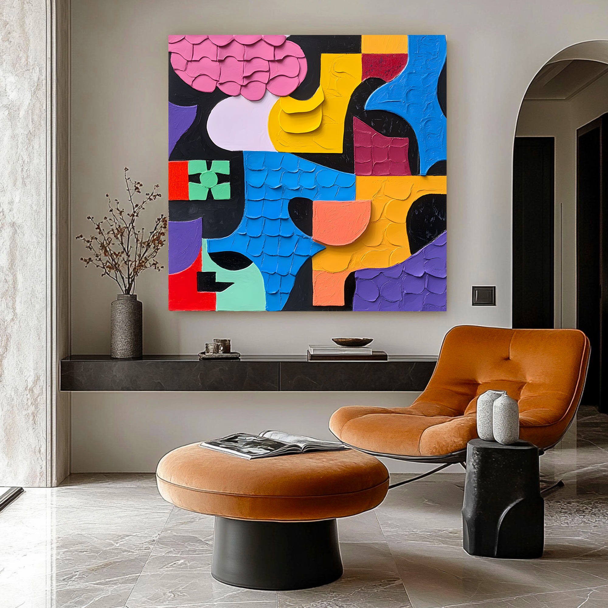 Abstract Painting AB195