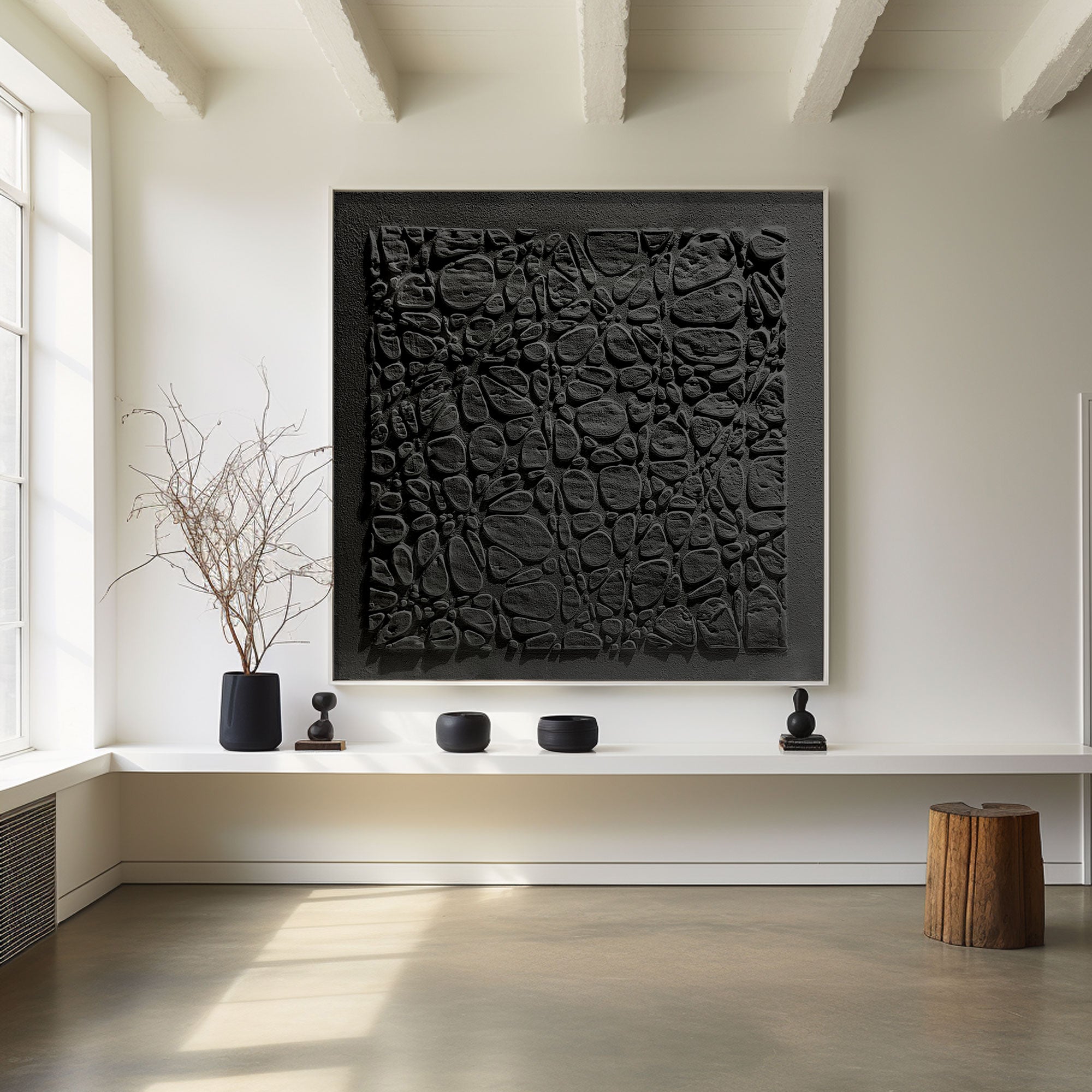 Plaster Art Texture Painting HTX073