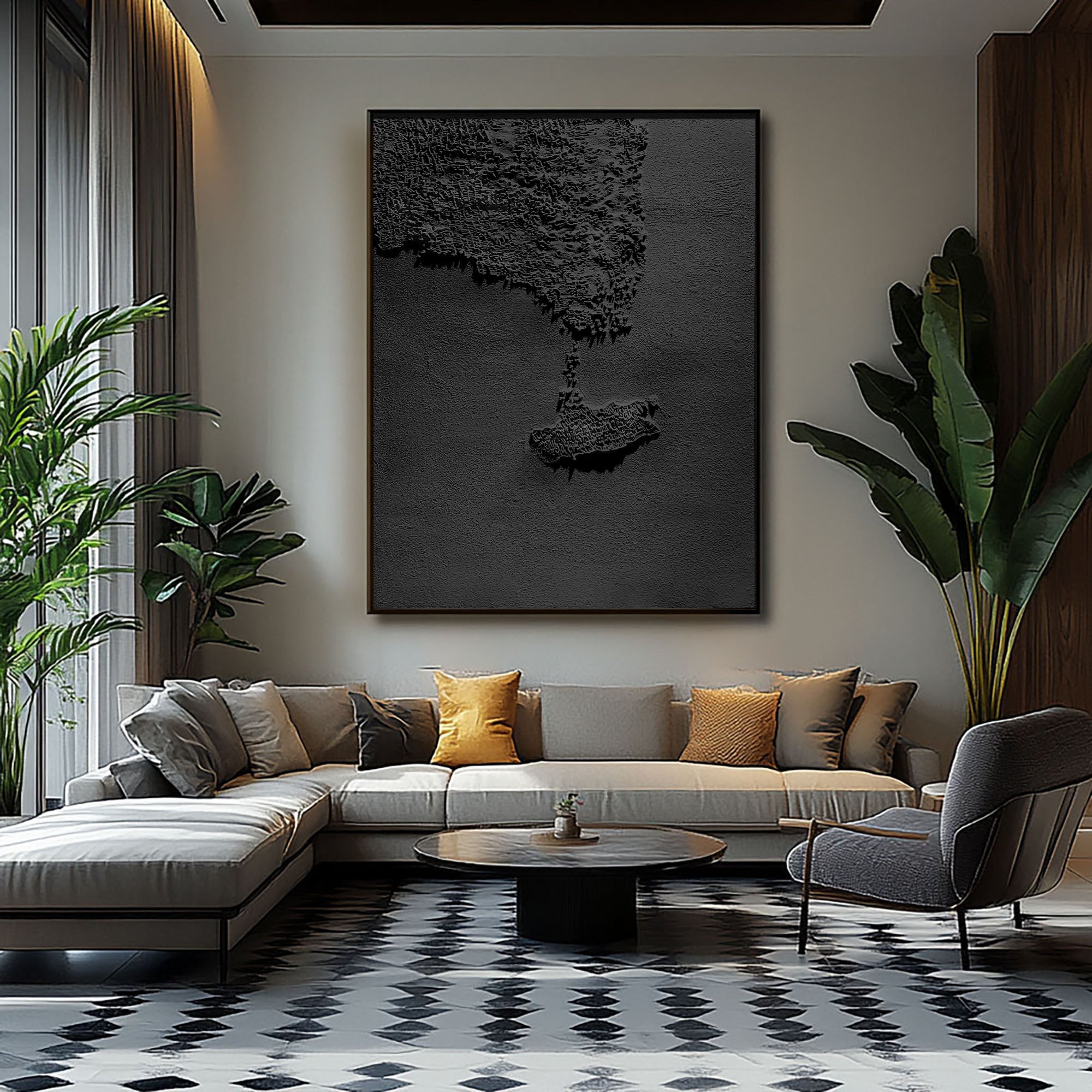 3D Textured Painting HTX066