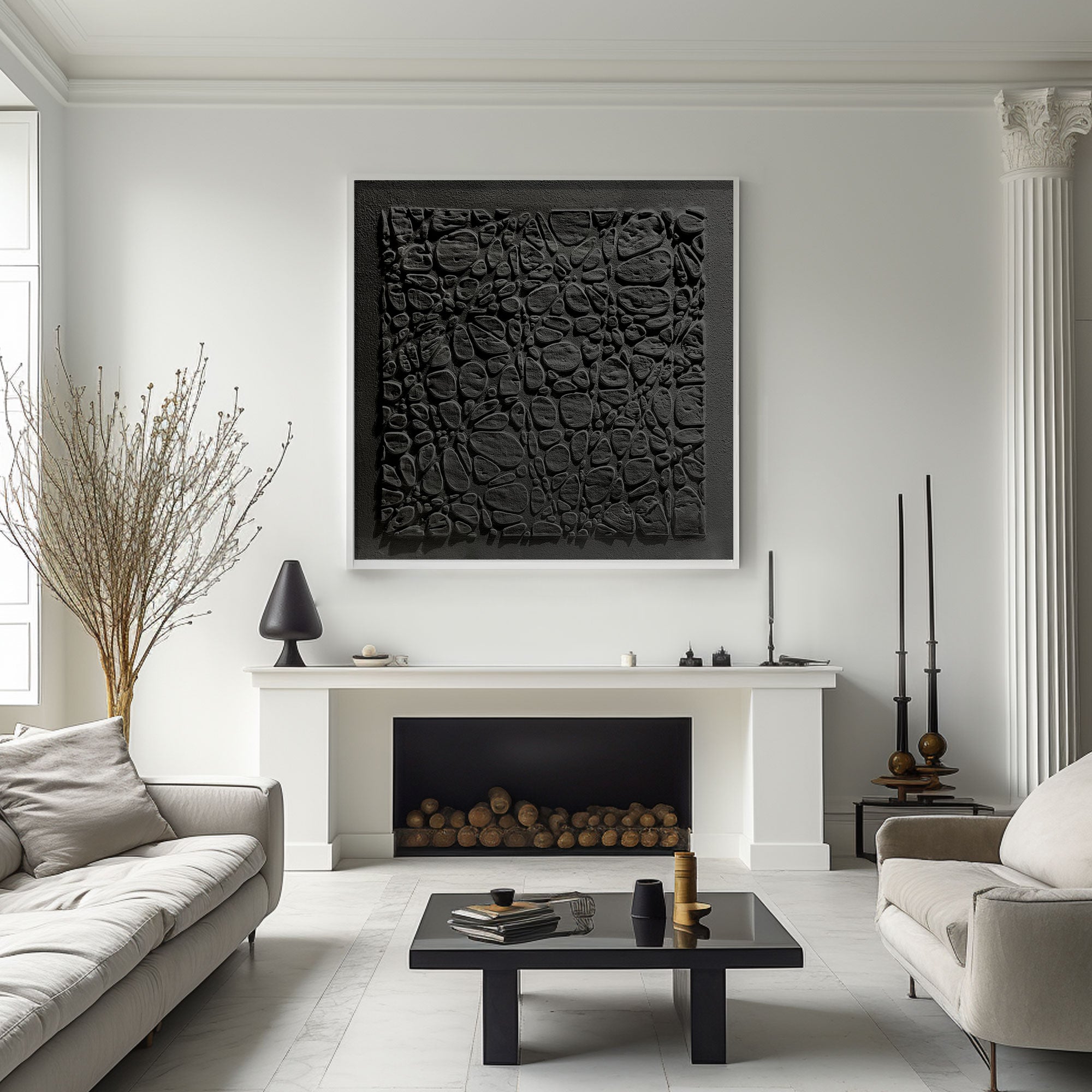 Plaster Art Texture Painting HTX073