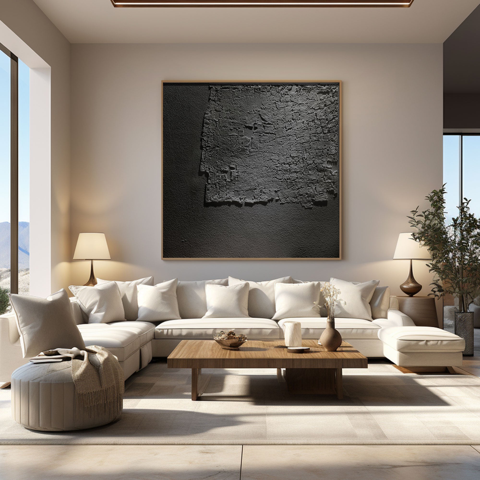 Plaster Art Texture Painting HTX078