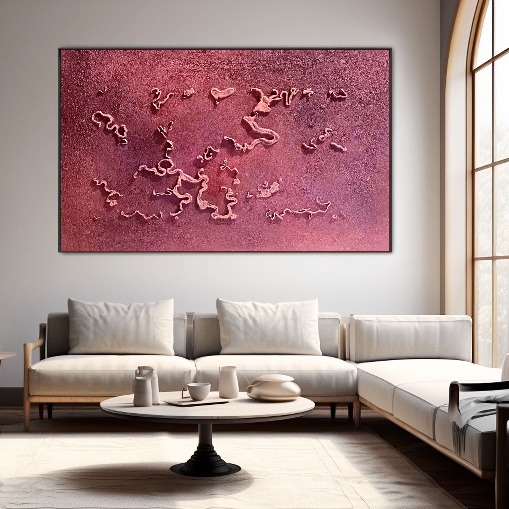Pink Minimalist Art HML130