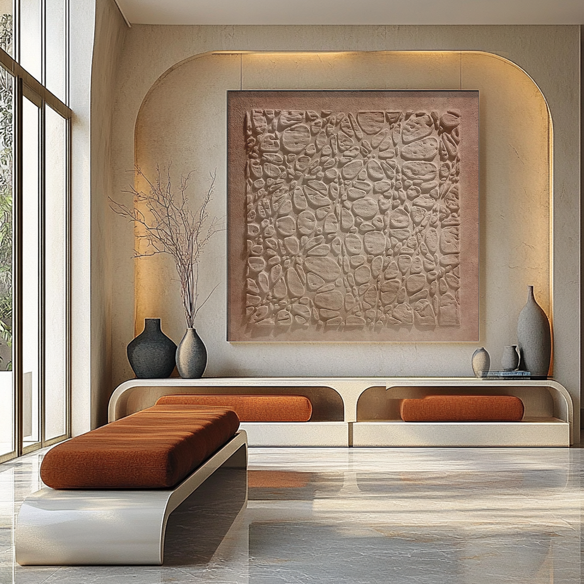 Plaster Art Texture Painting HTX089