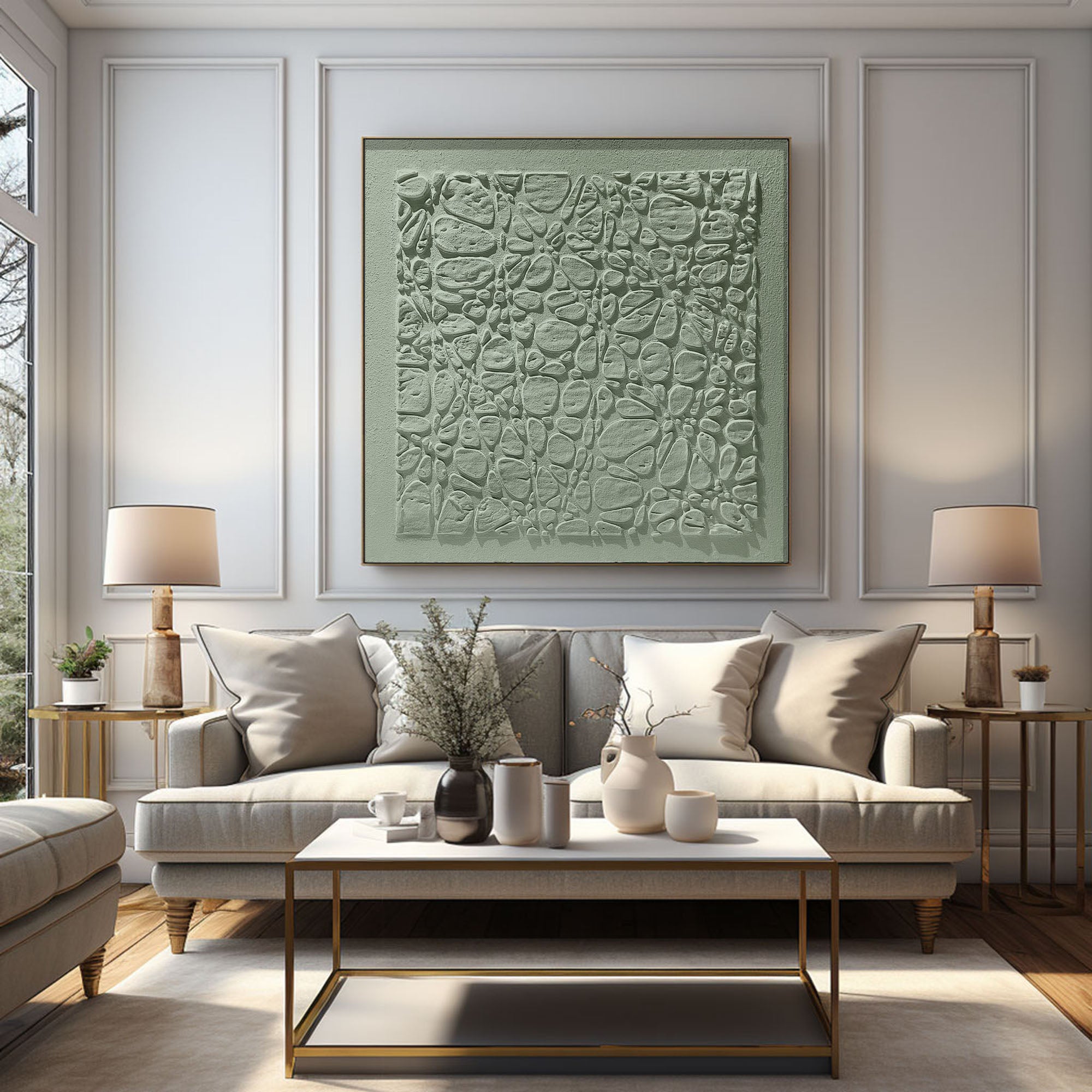 Plaster Art Texture Painting HTX076