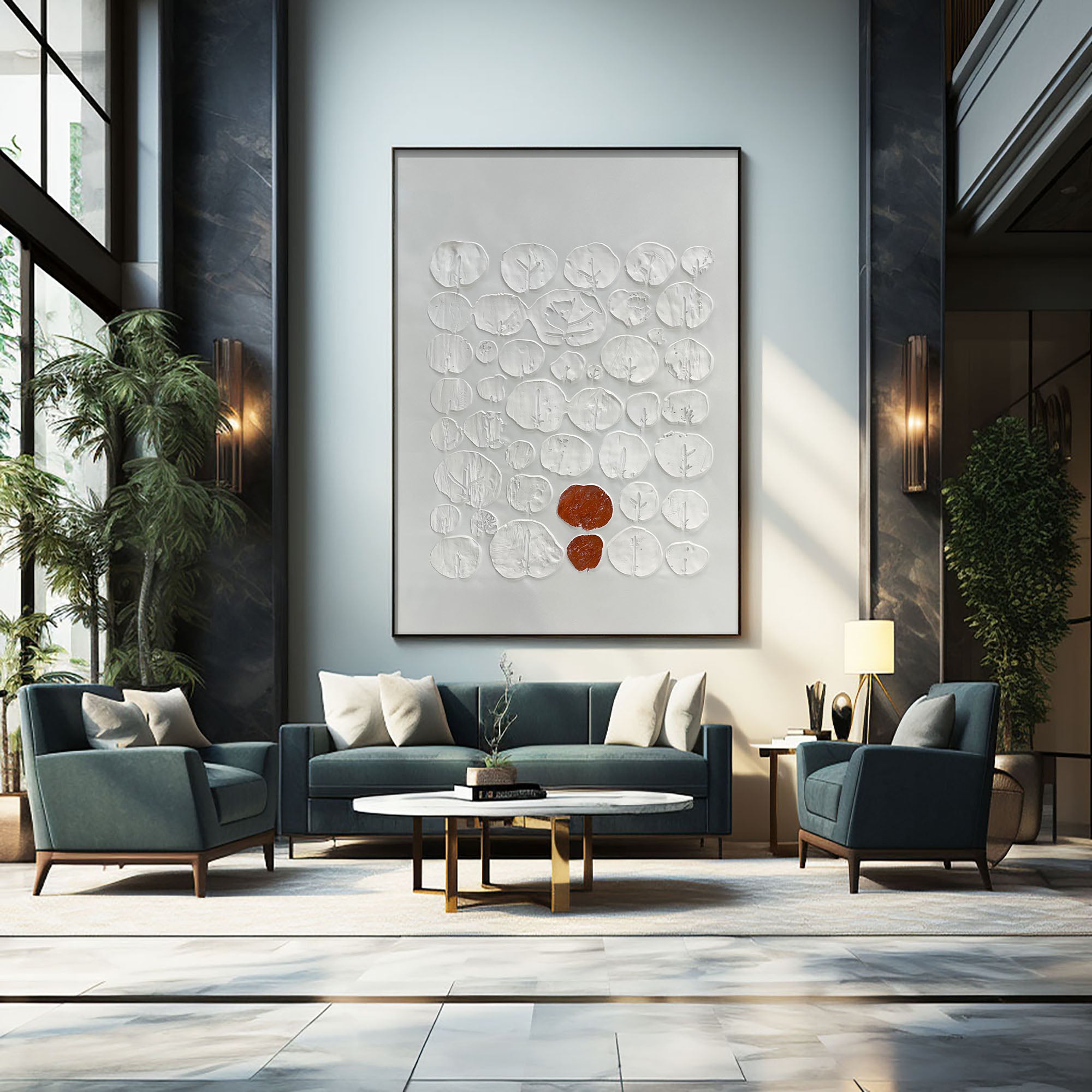 Plaster Art Texture Painting HTX058