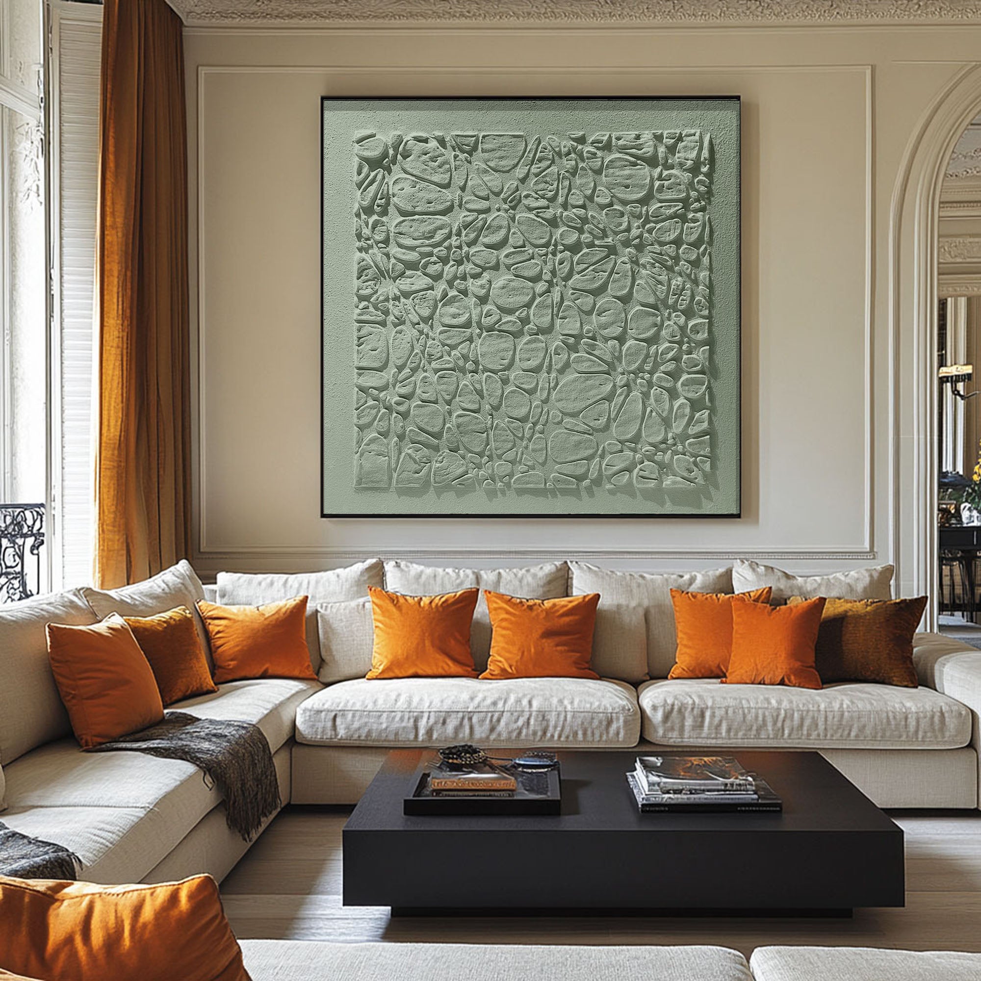 Plaster Art Texture Painting HTX076